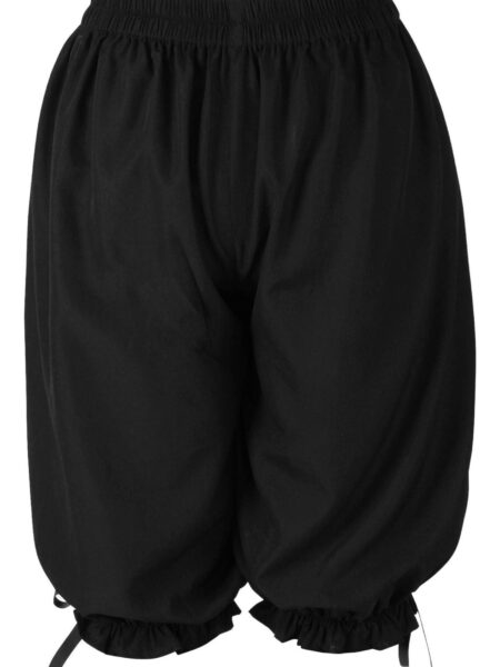 Black Crepe Long Bloomers — Pleasure Zone Houston