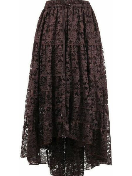 Brown Lace Skirt — Pleasure Zone Houston