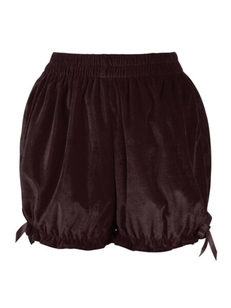 Dark Brown Velvet Bloomers — Pleasure Zone Houston