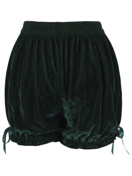 Dark Green Velvet Bloomers — Pleasure Zone Houston