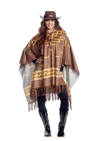 Unisex Cowboy Poncho