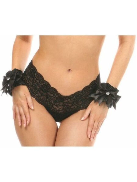 Kitten Collection Pinstripe Wristlets (Set of 2) — Pleasure Zone Houston