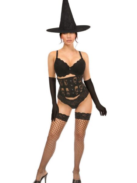 Lavish 3 PC Daring Witch Corset Costume — Pleasure Zone Houston