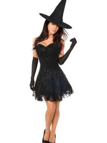 Lavish 3 PC Sultry Witch Corset Dress Costume — Pleasure Zone Houston