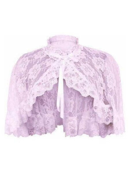 Lt Pink Lace Cape — Pleasure Zone Houston
