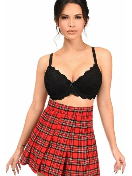 Red Plaid Skirt — Pleasure Zone Houston