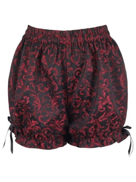 Red/Black Brocade Bloomers — Pleasure Zone Houston
