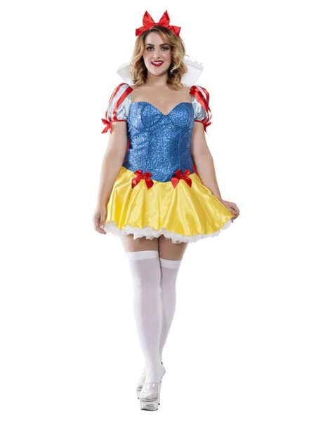 Plus Sequin Snow White
