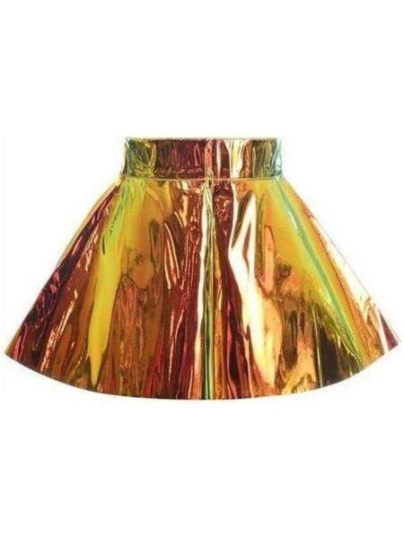 Sunset Holo Skater Skirt — Pleasure Zone Houston