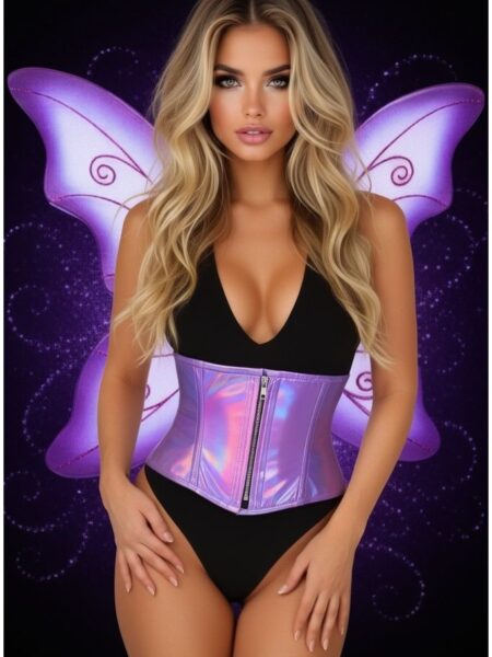 Top Drawer 2 PC Purple Pixie Fairy Corset Costume — Pleasure Zone Houston
