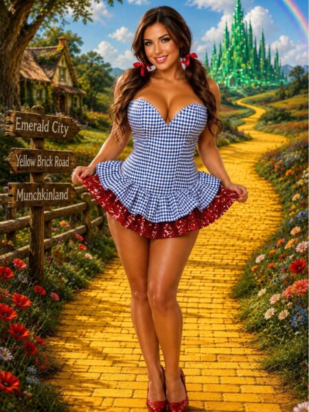 Top Drawer 2 PC Sequin Kansas Girl Corset Dress Costume — Pleasure Zone Houston