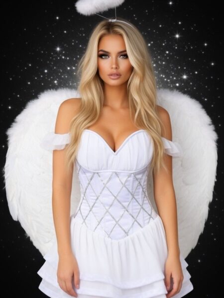 Top Drawer 3 PC Sweet Angel Costume — Pleasure Zone Houston