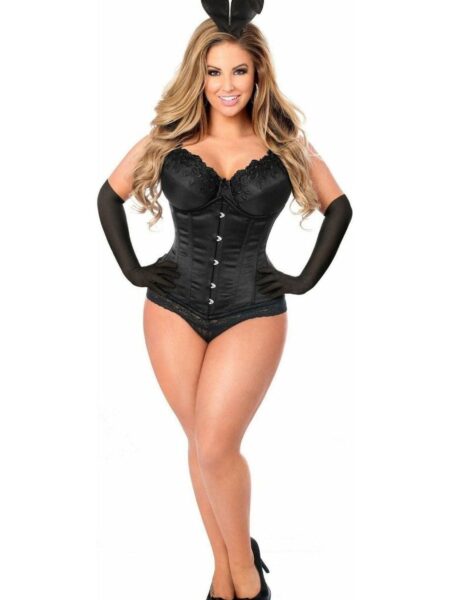 Top Drawer 4 PC Classic Bunny Corset Costume — Pleasure Zone Houston