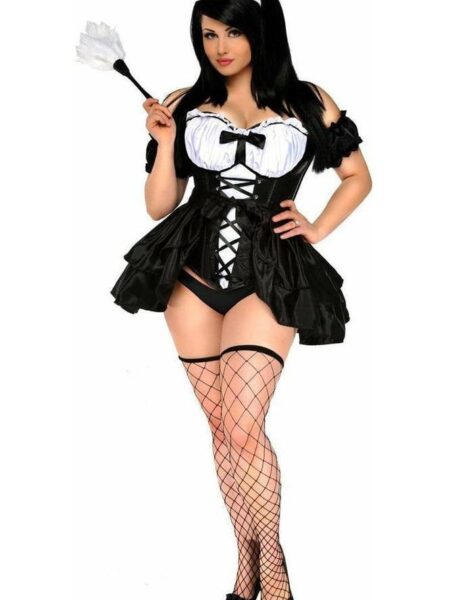 Top Drawer 4 PC French Maid Costume — Pleasure Zone Houston