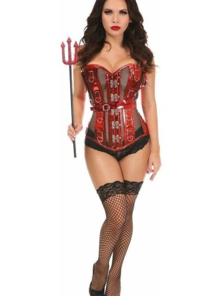 Top Drawer 4 PC Sexy Devil Corset Costume — Pleasure Zone Houston